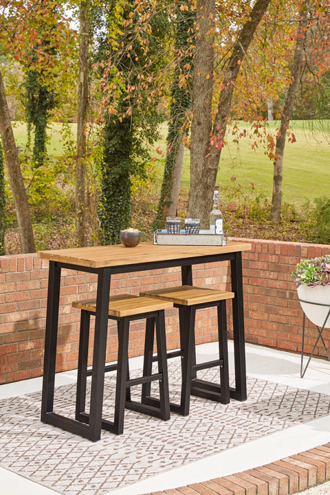 Town Wood Counter Table Set