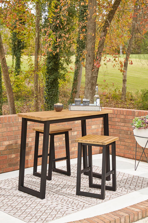 Town Wood Counter Table Set