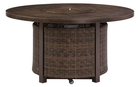 Paradise Trail Round Fire Pit Table