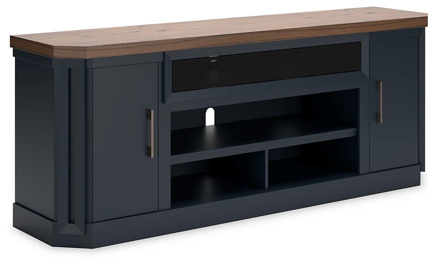 Landocken 83" TV Stand with Electric Fireplace