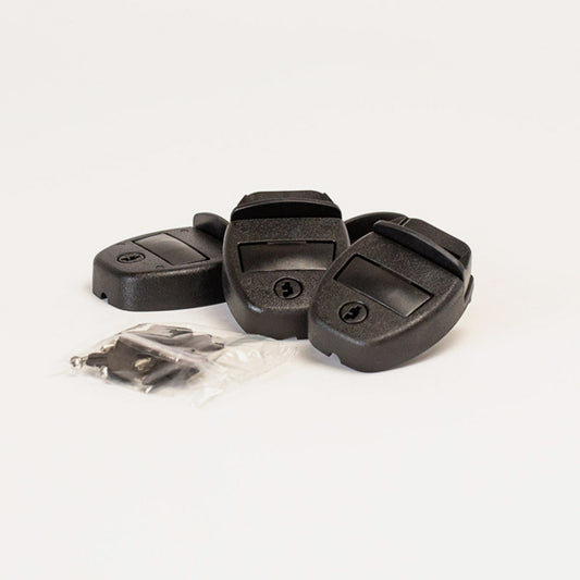 Locking Spa Cover Clips, Black, Set of 4